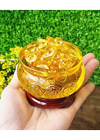 Combo Bát Tụ Bảo size 8cm kèm 100 thỏi vàng size 1.5cm