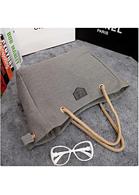 Túi vải nữ túi đeo vai Phiên bản Hàn Quốc dệt hoa thời trang túi lớn phụ nữ TG03