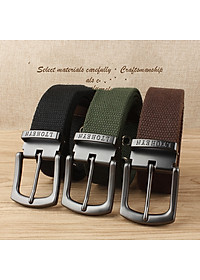 Thắt Lưng Nam Vải Dù US ARMY Mặt Khóa Truyền Thống, Phong Cách Cổ Điển Mặt Khóa Hợp Kim Thép Chống Ghỉ Cao Cấp -HÀNG CHÍNH HÃNG