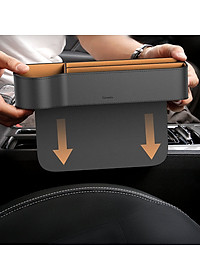 Khay để đồ khe ghế xe hơi, ô tô hàng chính hãng Baseus