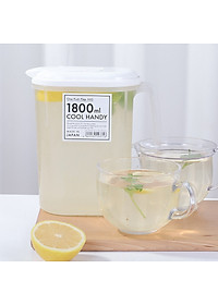 Combo bình nước nắp bật Yamada 1,8L + Cốc uống nước có nắp 360ml - nội địa Nhật Bản