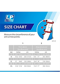 Băng bảo vệ khuỷu tay LP Support LP702 (Đen) - Hàng chính hãng