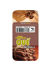 Quế Ngọt Không Vỏ Ông Chà Và 15g (Sweet Cinnamon) - Hộp Giấy