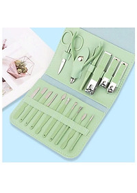 Bộ Dụng Cụ Bấm Móng Tay 16 món - Bộ Cắt, Bấm Dũa Móng Tay  Cao Cấp Có Hộp Đựng Sang Trọng