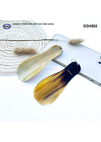 COMBO 2 chiếc Đón gót giày bằng sừng nhỏ gọn, làm móc khóa hoặc để túi (DGH902) Cho giày Nam & Nữ