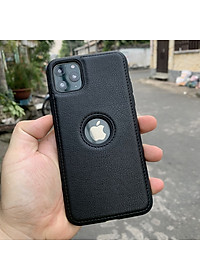 Ốp lưng da cao cấp dành cho iPhone 11 Pro - Màu đen