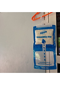 Túi 2 gói hút ẩm chống mốc Hando dạng treo dùng cho tủ quần áo,tủ giầy-Gói x 180Gr-Hương gió biển