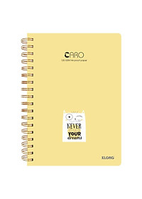 SỔ KLONG CARO LÒ XO KÉP B5 - 200 TRANG; MS: 297