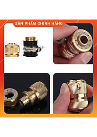 Vòi Xịt Rửa Xe️ Bộ dây vòi xịt nước rửa xe, tưới cây , tăng áp 3 lần, loại 15m 206701-2 đầu đồng, cút đồng