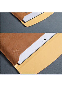 Bao da, Cặp da, túi da chống sốc cho Macbook, Surface Pro, Laptop - Tặng kèm ví đựng sạc/ chuột