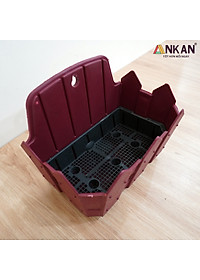 Chậu Nhựa Trồng Cây ANKAN Để Treo Ban Công, Treo Tường, Ngoài Trời, Sân Vườn, Kích Thước 24 x 19cm, Nhựa Cao Cấp