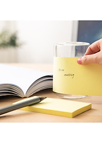 Giấy nhắn Deli, 76×126mm, 3''×5'' 100 tờ, Vàng - 1 tệp - EA00552