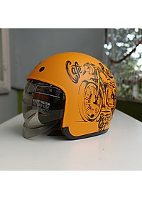 Nón bảo hiểm Royal kính âm M139 tem V7