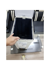 Thùng rác đạp chữ nhật Hiro 30L (Kèm ruột) - Chính hãng INOCHI