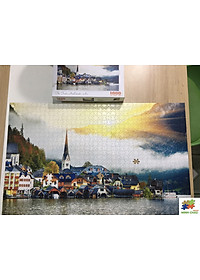 Bộ tranh xếp hình cao cấp 1000 mảnh ghép – Núi Phú Sĩ, Nhật Bản (50x79cm)