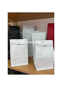 100 túi pocket giấy kraft trắng size 12*19cm đựng 250gr