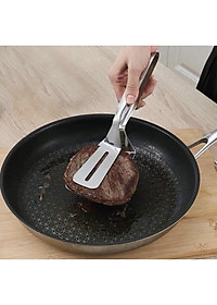 Kẹp inox gắp thức ăn - xẻng lật thực phẩm chiên đồ ăn bằng inox 304