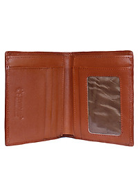 Ví Nam Da Cá Sấu Gai Đuôi Kiểu Đứng Huy Hoàng HT2257 (12.5 x 10 cm) - Vàng