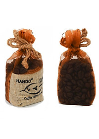 Combo 2 túi thơm treo xe ô tô hương Cafe nguyên chất Hando 100g/túi