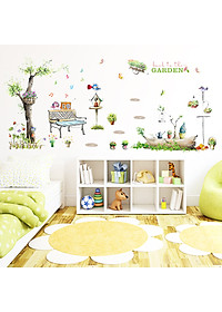 Decal dán tường vườn âm nhạc