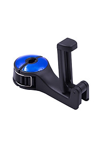 Giá móc treo đa năng kiêm kẹp đỡ điện thoại cài sau ghế ô tô, xe hơi mẫu mới với chốt cài kim loại chắc chắn.
