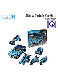 Đồ Chơi Lắp Ráp Xe Kéo Cót Chạy Đà Siêu Xe Technic Car 6in1 C52015W ( 6 trong 1)