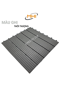 Miếng nhựa lót sàn uPVC cao cấp MHI-ECO, Tấm nhựa trải sàn trang trí ban công / sân vườn / sân thượng; lót sàn chống trơn trượt nhà tắm / bể bơi - Hàng Việt Nam chất lượng cao