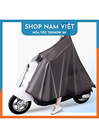 Áo Mưa Trùm Đầu Kiểu Poncho Không Che Đèn Xe