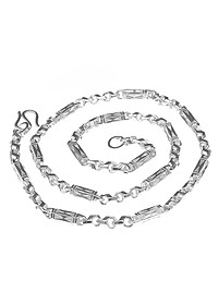 Dây Chuyền Nam Bạc Hiểu Minh DBN054 Bạc Ta 8 chỉ