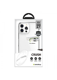 Ốp Switcheasy CRUSH Trong Suốt Chống Ố Vàng Dành Cho iPhone 13/ 13 Pro/ 13 Promax_ Hàng Chính Hãng