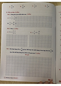 Đề Kiểm Tra Toán 4 Học Kì 2 - Sách tham khảo cấp 1 lớp 4