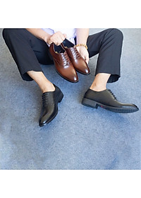 Giày da nam, giày oxford công sở Bụi Leather G104 - Da bò Nappa cao cấp - Bảo hành 12 tháng