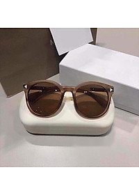 Kính râm Nữ Mắt Tròn Nâu Đi Ngày và Đêm Thời Trang Hàn Quốc Kèm Đầy Đủ Phụ Kiện