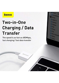 Cáp sạc Baseus Superior Series sạc nhanh dùng cho iPhone (2.4A, 480Mbps, Fast charge, ABS/ TPE Cable) - Hàng chính hãng