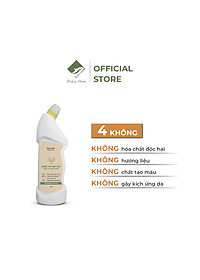 Nước Tẩy Bồn Cầu Hữu Cơ Diệt Khuẩn ECOCARE 1L Hương Cam Bạc Hà Thơm Mát, Chai Tẩy Rửa Nhà Vệ Sinh Siêu Sạch