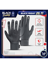 Găng tay giữ ấm mùa đông chống gió, kháng nước mưa Rhino G102 Bao tay thể thao cảm ứng điện thoại, găng tay đi xe máy, xe đạp lót nỉ cho nam nữ, bảo hộ đi phượt