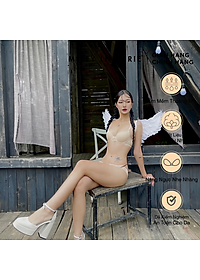 Bộ Áo Và Quần Lót Nữ Modal Phối Ren Fecthing Dream Màu Nude Miley Lingeire - BRL002-FCM04