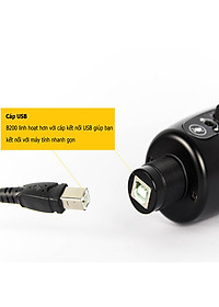 Micro thu âm cổng USB có Jack tai nghe Benmica B200 - Hàng chính hãng