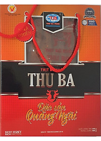 Khô Bò Thu Ba dạng miếng (500g)