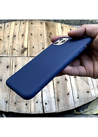 Ốp lưng dẻo mỏng màu xanh dương dành cho iPhone  11 Pro Max - Hàng chính hãng