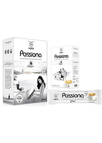 Combo 2 Hộp Cà Phê Sữa Hòa Tan Passiona Trung Nguyên Legend – Hộp 14 Gói 16gr  – Cà Phê Dành Cho Phái Đẹp, Ít Caffeine, Bổ Sung Collagen