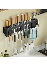 Giá Cài Dao - Kệ để dao thớt, Treo Đồ Nhà Bếp Inox Dán Tường Gọn Nhẹ