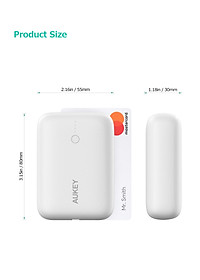 Pin sạc dự phòng Aukey PB-N83S 20W PD 10.000mAh, hàng chính hãng