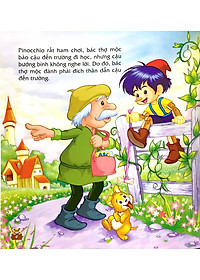 Sách Ngày Xửa Ngày Xưa - Cậu Bé Người Gỗ Pinocchio