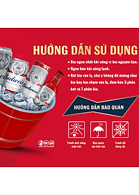 Thùng 24 Lon Bia Budweiser Chính Hãng (330ml/ lon) - Phiên Bản Tết 2024