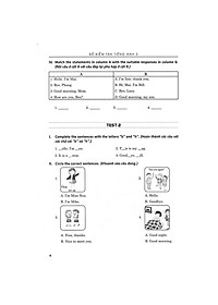 Sách Đề Kiểm Tra Tiếng Anh Lớp 3 ( Dùng Chung Cho Các Bộ SGK Hiện Hành - Có Đáp Án )