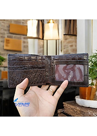 Ví Nam Da Cá Sấu 2 Mặt. Nguyên Bàn Tay Có Móng Đẹp - Phong Cách