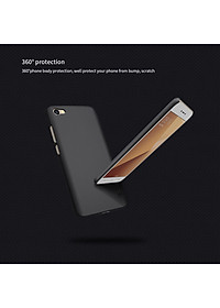 Ốp Lưng Sần chống sốc cho Xiaomi Redmi Note 5A hiệu Nillkin Super Frosted Shield (Đính kèm giá đỡ hoặc miếng dán từ tính) - Hàng Chính Hãng