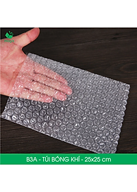 B3A - 25x25 cm - 50 Túi bóng khí chống sốc đóng hàng - Túi gói hàng, bọc chống sốc, xốp chống sốc