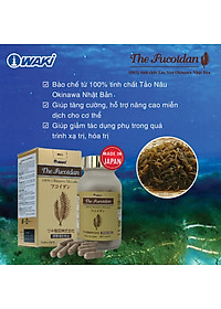 The Fucoidan - 100% Chiết Xuất Tảo Nâu Okinawa Nhật Bản Waki (90 Viên / Chai)